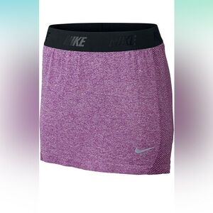 Nike Women's Converge Seamless Dri-Fir Golf Skort Skirt Purple Size XL